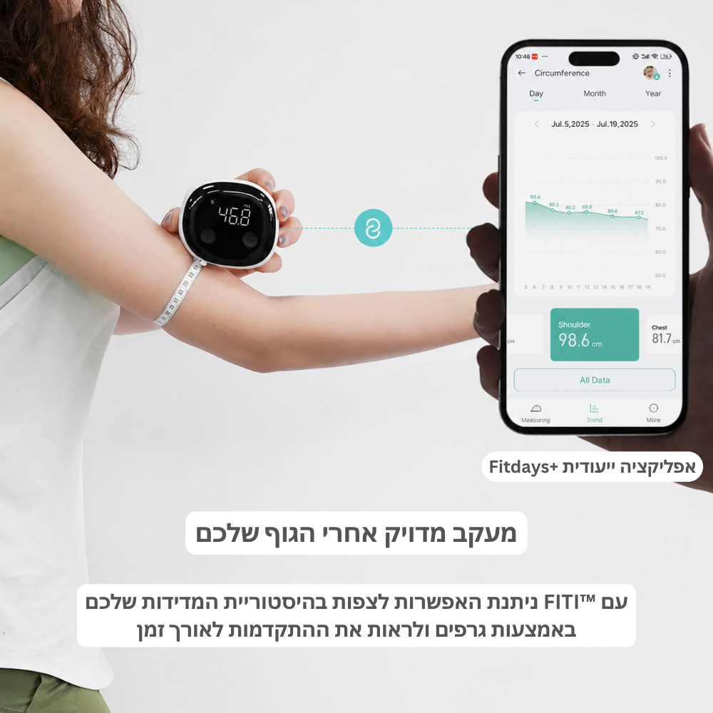 ™FITI - מכשיר מעקב לגוף שנועד למקסם תוצאות